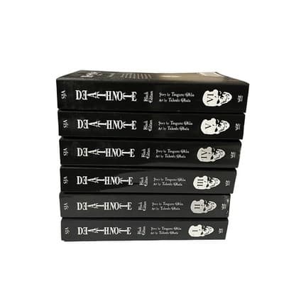 Death Note Black Edition Manga Complete Set Vol 1-6 Viz Media