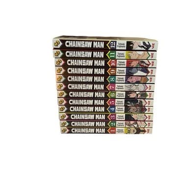 Chainsaw Man Eng Manga by Tatsuki Fujimoto Vol 1-12 English
